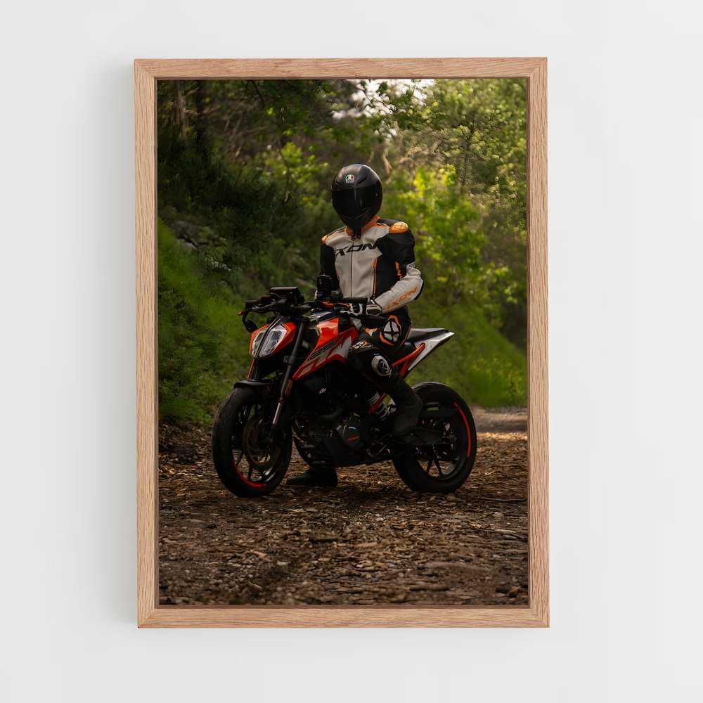 Poster noble duc – affiche KTM Moto (vue 4)
